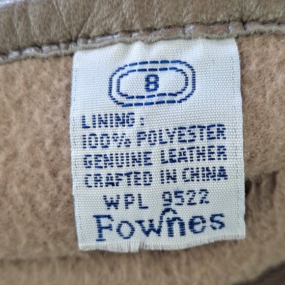 FOWNES Leather Goves Tan - Picture 4 of 6